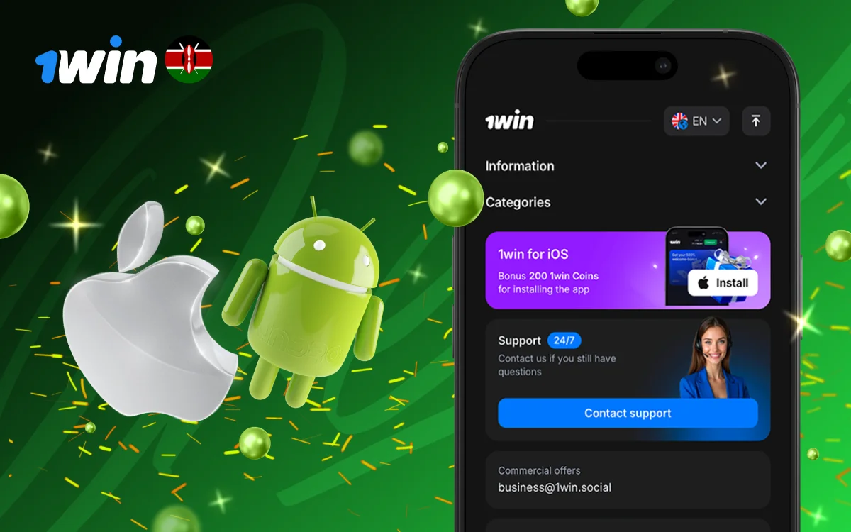 1win App Download for Android & iOS– Get KES 102,000 Bonus!